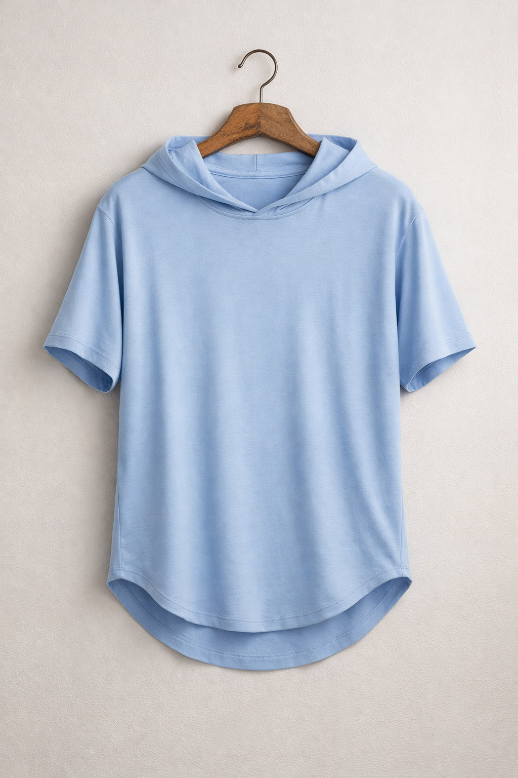 Boys Hood Tee in Sky