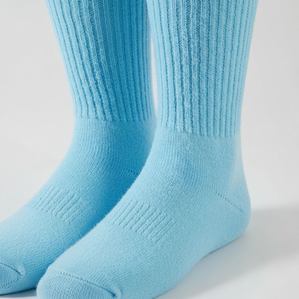 Boys Crew Sockies in Ocean Mist